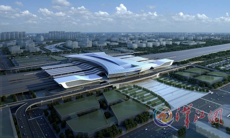 东津高铁站设计方案公布 预计2019年投入使用